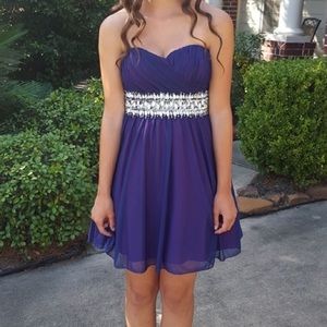 Purple Homecoming Dress